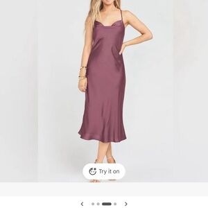 Miu Miu Elegant burgundy  Slip Dress